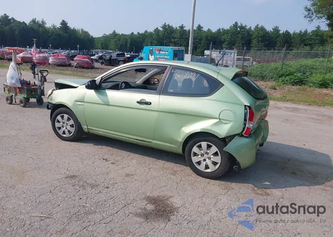 2008 Hyundai Accent Gs z USA, uszkodzony, nr VIN KMHCM36C98U103843